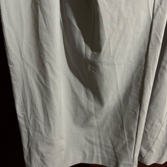 Bershka Boxer High Rise Wrap Over Wide Leg Tailored Trouser Pants Stone Size 10 - Picture 9 of 16